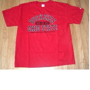 Vintage Ohio State T Shirt Russell Athletic 2007 Sz L OSU Buckeyes EXCELLENT!